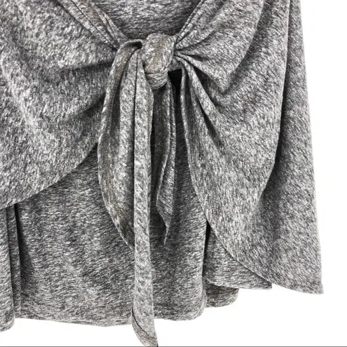 Drew Strapless Knit Mini Dress with Knot Grey M