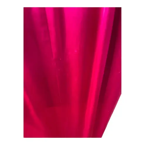 Lee NWT Sau  Preston Satin Maxi Dress One Shoulder High Slit Raspberry Size 6