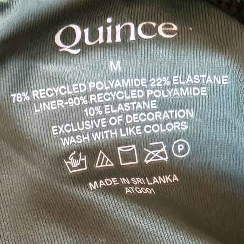 Quince NWT Italian Cami One-Piece Swimsuit – Palm Green, Size M