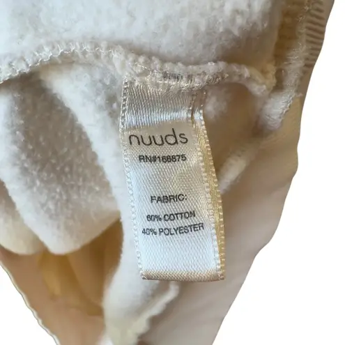 NUUDS Beige Oversized Crewneck Sweatshirt Est. 2022 Birthday Drop XL