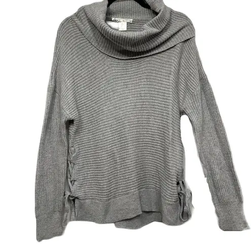 Kaisely Anthropologie Knit Pull Over Cowl Turtleneck Sweater Large - Image 7