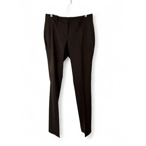 Hugo Boss | 8 | Trouser Pant straight Leg Chocolate Brown 32" Inseam Womens