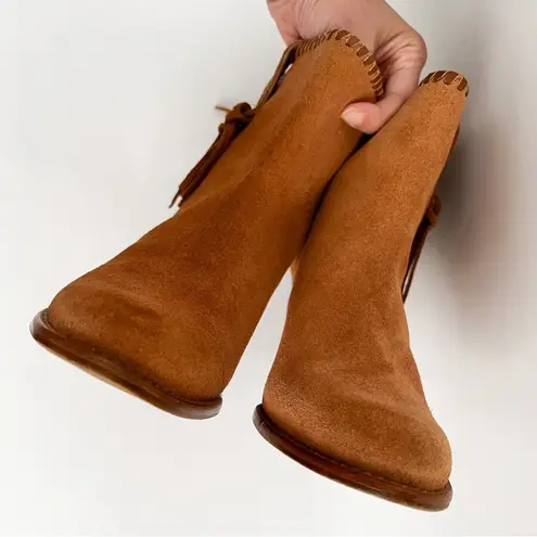 Jack Rogers  Greer Suede Boots Tan | US 9