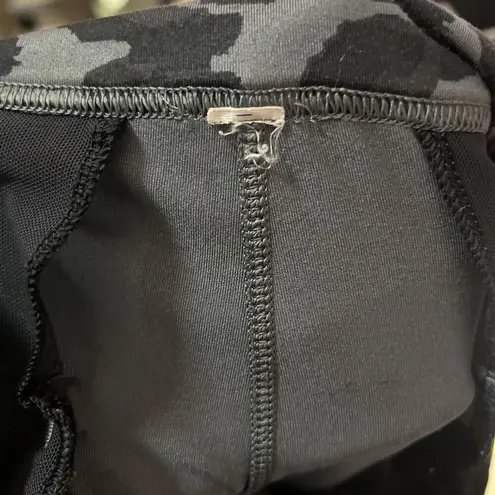 Lululemon  Jet Crop Cheetah Animal Print Dark Slate Black Lounge Comfort Pant