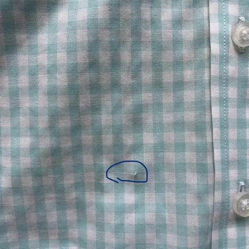 Castaway Nantucket Island Clothing Long Sleeve Button Down Shirt Size S NWT Blue