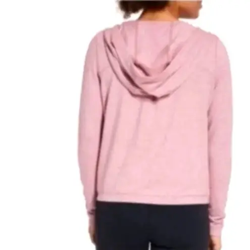 Calia by Carrie Underwood Effortless Wrap Cardigan Hoodie Mesa Rose Pink Medium