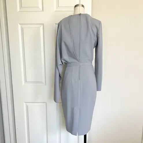 BLG Light Blue Midi Overlay Dress Size 8