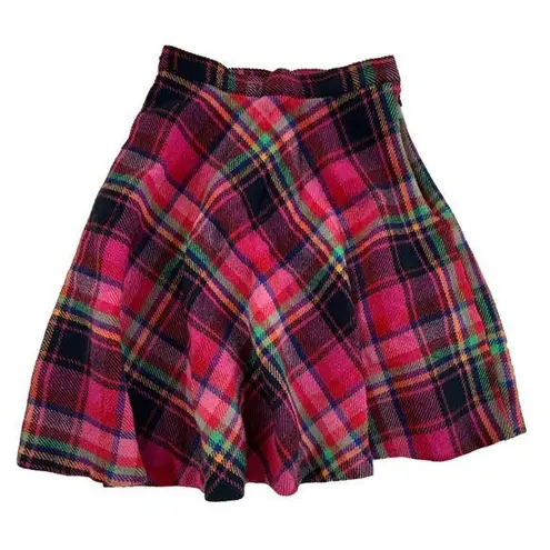 Alberto Makali Vintage mini plaid skirt academia, clueless, Taylor Swift, size 4