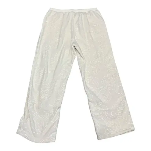Berkshire Homewear White Sweatpants Lounge Pants Size XL