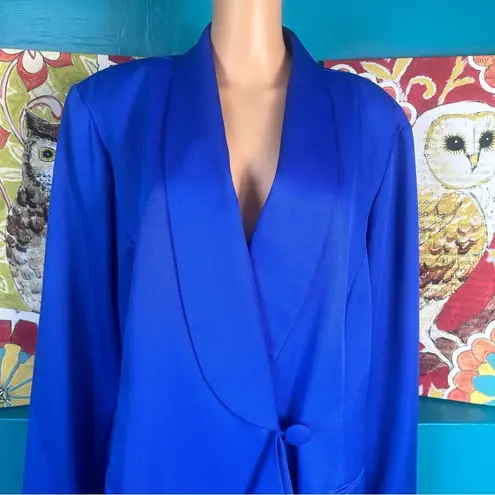 Vintage Blue Chad Stevens  Plus Size Blazer