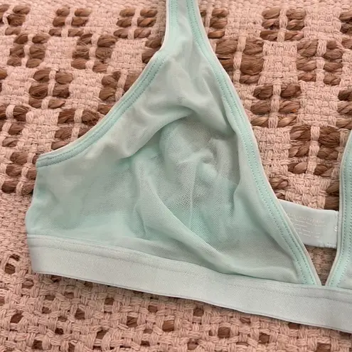 Parade Silky Mesh Plunge Bralette Small NEW