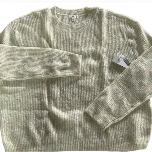 BP. Sweater Womens Large Yellow Pullover Crewneck Soft Knit Wool Blend Cozy Yellow