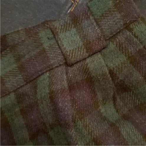 NWT VTG DEADSTOCK SAVANNAH Black Watch Plaid Wool Pleated Trousers 4