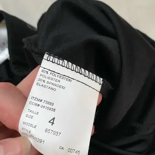 Chadwick's Vintage Wide Leg Sheer High Waisted Pants with Mesh Overlay Size 4