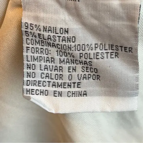 XScape (with flaws)Size 10 Beige/Tan Underlay Silver Sequin 1 Arm Party …