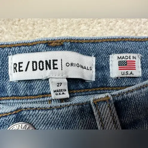 RE/DONE High Rise Blue Mid 90’s Jeans Slim Fit