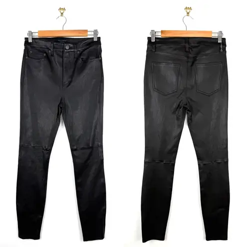Equipment NEW Sylvanna Skinny Leather Pants High Waist Black Sz 27
