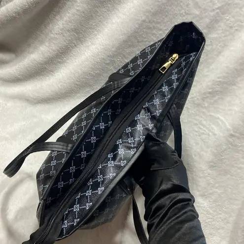 Stylish Black and Gray Tote Bag