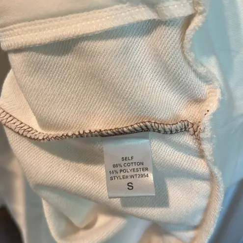 Wanna B Small Neutral Color-block Pullover Hoodie