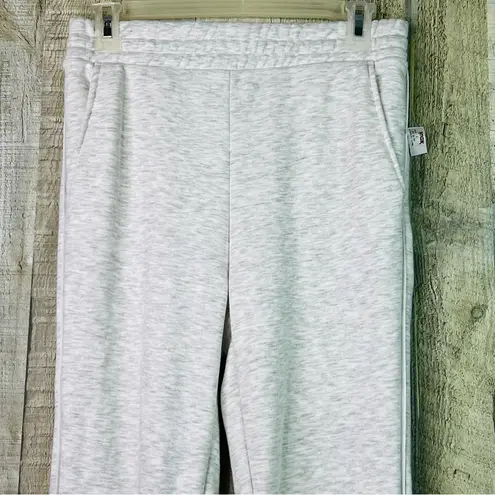 Danskin Size XS Gray/White Fleece Joggers w/Stretch Waistband w/Front Pockets Gray