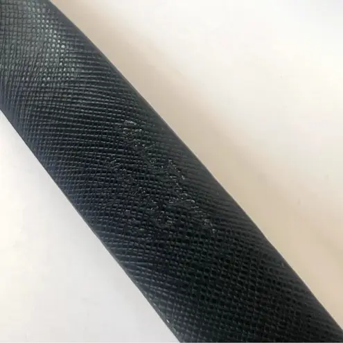 Salvatore Ferragamo Black and Gold leather Belt