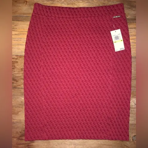 Michael Kors 🔥 NWT Womens pencil Skirt Size M Red Above Knee Pencil skirt