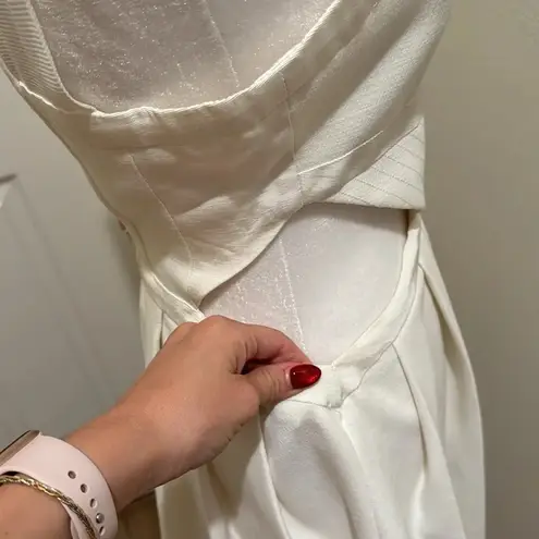 Three Floor NWT - - white dress with cut out detail