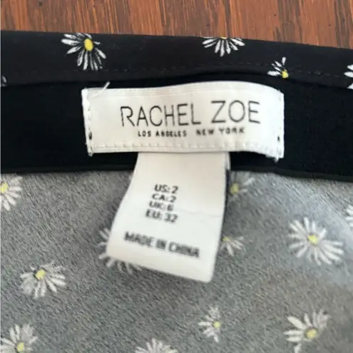 Rachel Zoe  daisy print long skirt size 2 90s