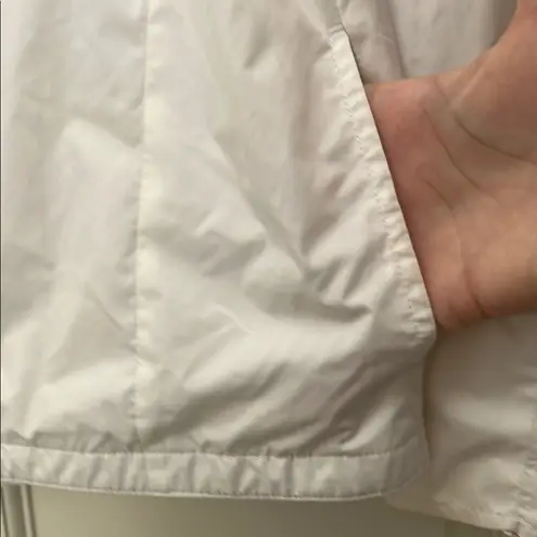 Callaway White Full Zip Windbreaker Jacket - Size Large