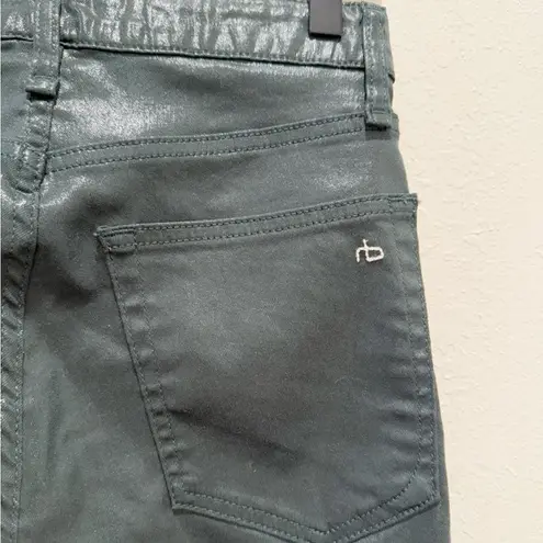 Rag and Bone  Casey High-Rise Ankle Flare Jeans in Pine Grove‎ size 25 - Image 5