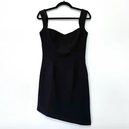 Dress the Population Amora Black Sweetheart Asymmetrical Mini Dress NWOT