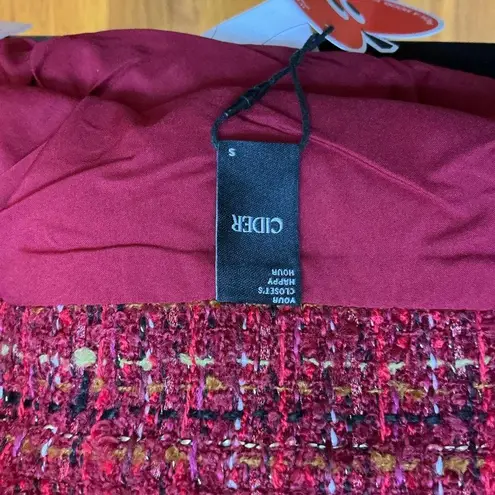 Cider TWEED MIDDLE WAIST
TASSEL MINI SKIRT