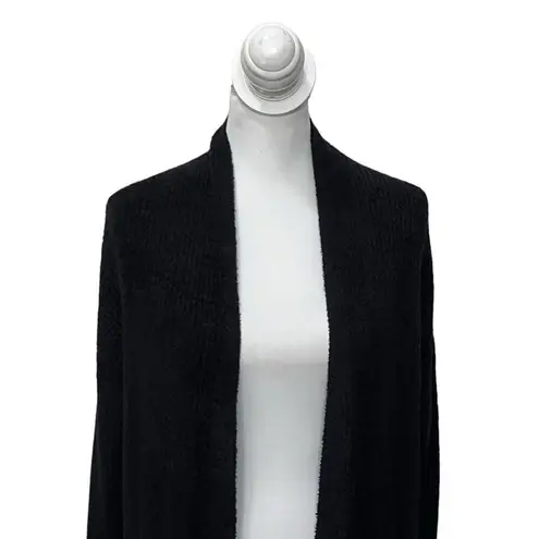 Barefoot Dreams CozyChic Lite Cardigan Black Women’s Size Small Open Front Soft