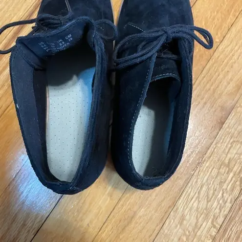 Hush Puppies Bailey Women's Chukka Boots Black Suede Size 8.5