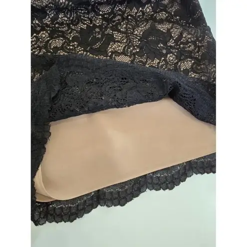 Haute Hippie NWT Black Lined Lace Sleeveless Beaded Dress Size 8 MSRP $495