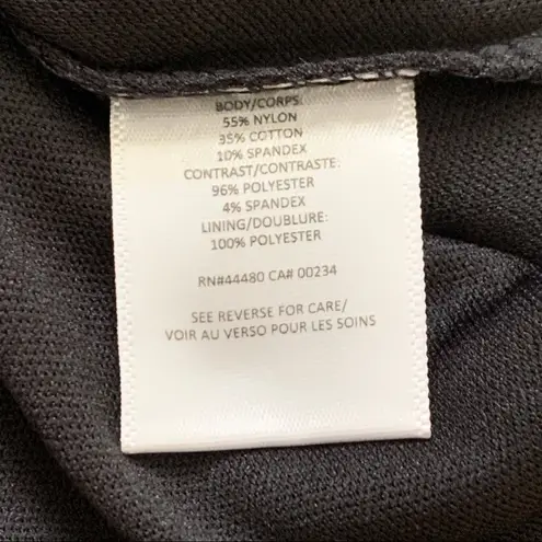 Material Girl  Dress Brooklyn Caviar Black Faux Leather Lace Cut Out Mini Small