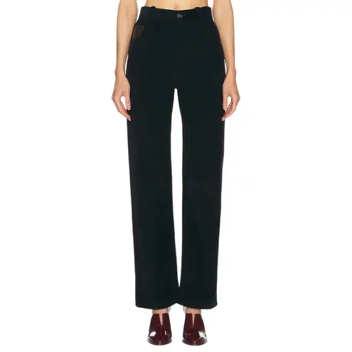 Bottega Veneta Corduroy Pants in Midnight Blue 38 New Womens Trousers
