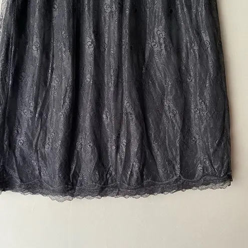 Club Monaco sz 2 lace Y2k goth fairycore slip dress