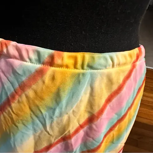 Multi Color Maxi Skirt Yellow Size L