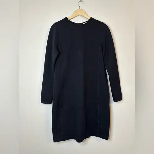 James Perse Cacoon Fleece Dress - Black