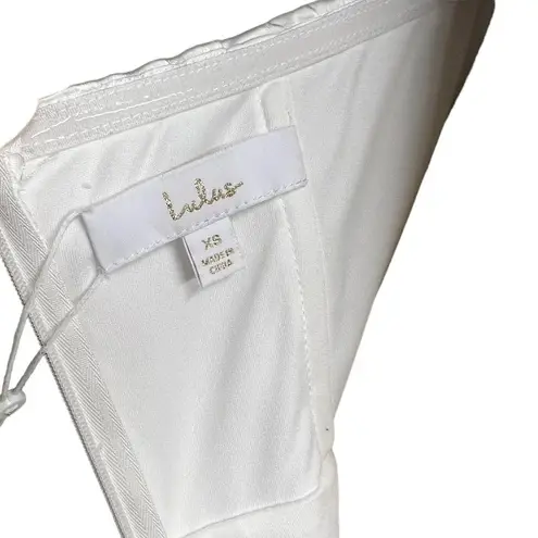 Lulus Eternal Infatuation White Satin Strapless Maxi Dress Size XS White