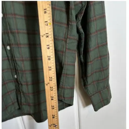 Frank & Eileen Finbar Plaid Flannel Shirt Size Small Green Relaxed Button Down - Image 11