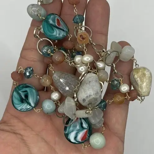 Vintage Long Single Strand Necklace