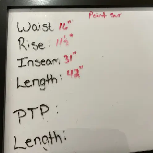 Point Sur Denim California High Rise Skinny Jeans Women's Size 31 Blue