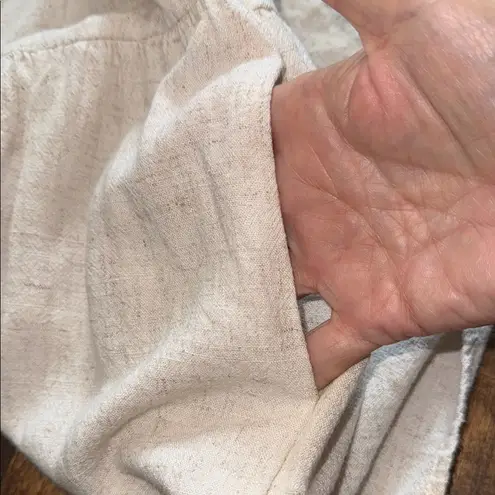 Princess Polly  Tay Linen Blend Romper Beige Size 0 - Image 9