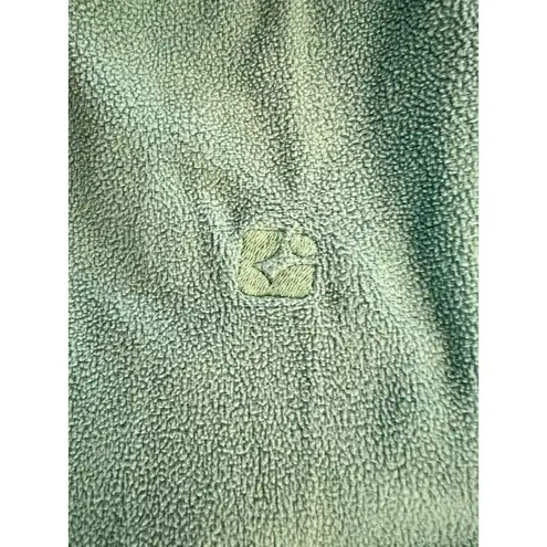 Killtec 1/4 Zip Up Light Fleece Jacket Women's 16(L) Teal Mock Neck Long Sleeve Size L