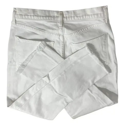 AGOLDE  Riley High Rise Straight Crop Jeans in Blurred‎ White Size 29 Denim