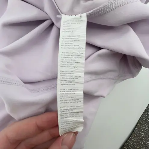 Fabletics  Women XXL Oasis PureLuxe High-Waisted 7/8 Legging Lilac Athleisure Gym