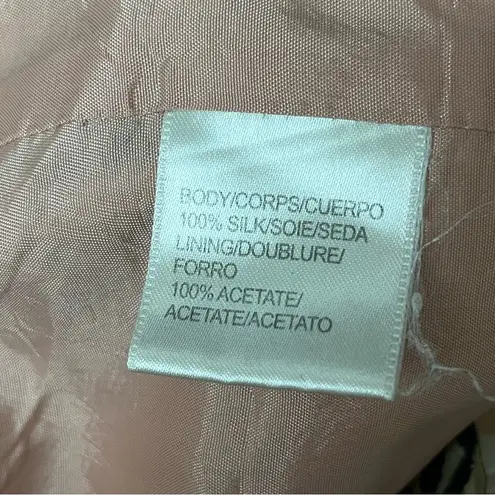 Vintage 90s JS Collections Asian Inspired Silk Floral Brocade Blazer Jacket 12 Pink