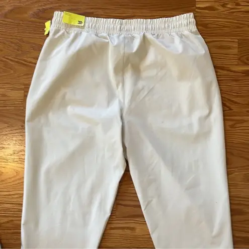 All In Motion NWT Beige High Rise Taper Pant Elastic Waist Drawstring Size 2XL